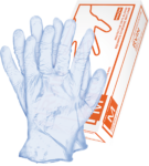 Jednorázové chirurgické rukavice 100ks VINYL BLUE pudrované