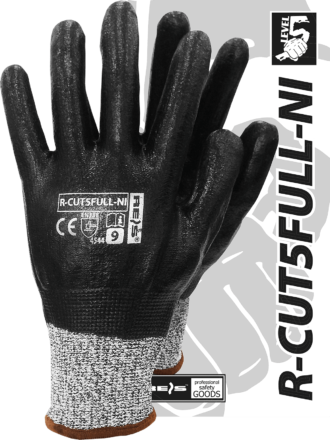 Protiporézní rukavice FULLNITRYL CUT 5