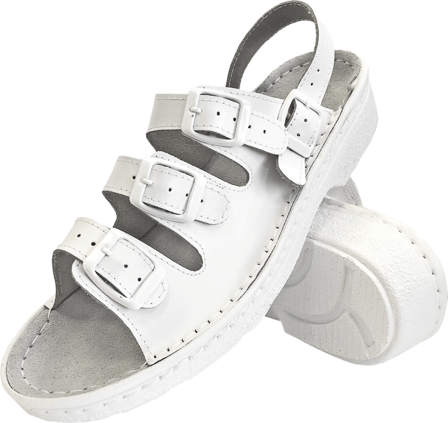 Dámské zdravotnické sandály WHITE