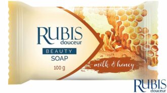 Tuhé mýdlo RUBIS honey 100g