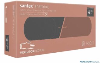 Diagnostické latexové rukavice 100ks MERCATOR Santex® nepudrované