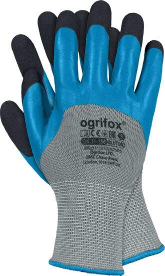 Pracovní rukavice máčené ve dvojitém pěnovém latexu BLUE OX