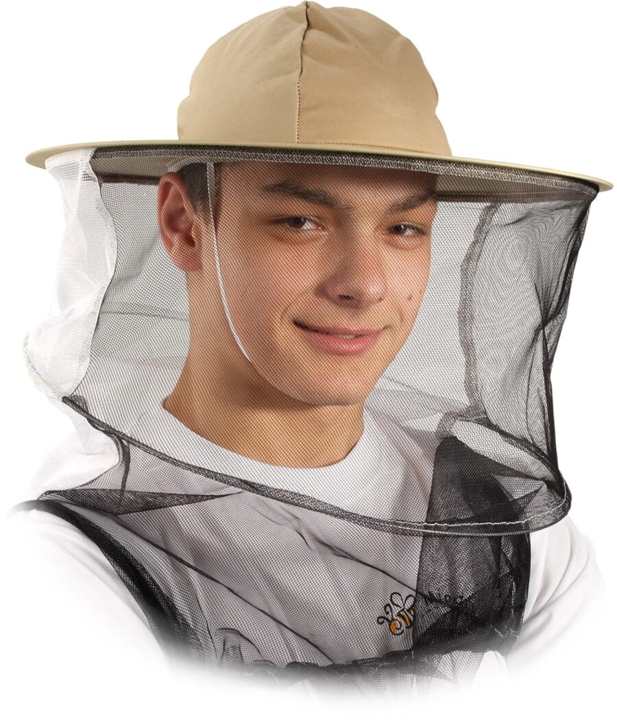 Včelařský ochranný klobouk s otvory pro ruce BEE 65