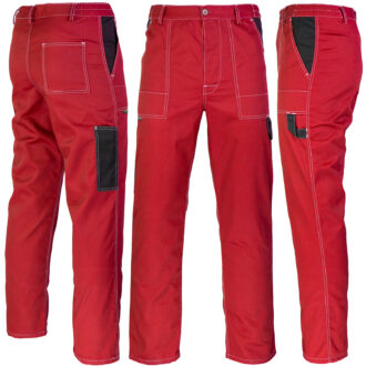 Pracovní kalhoty do pasu SMART RED