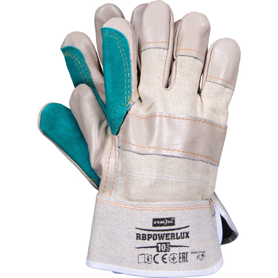 Kombinované kožené pracovní rukavice BONY POWER