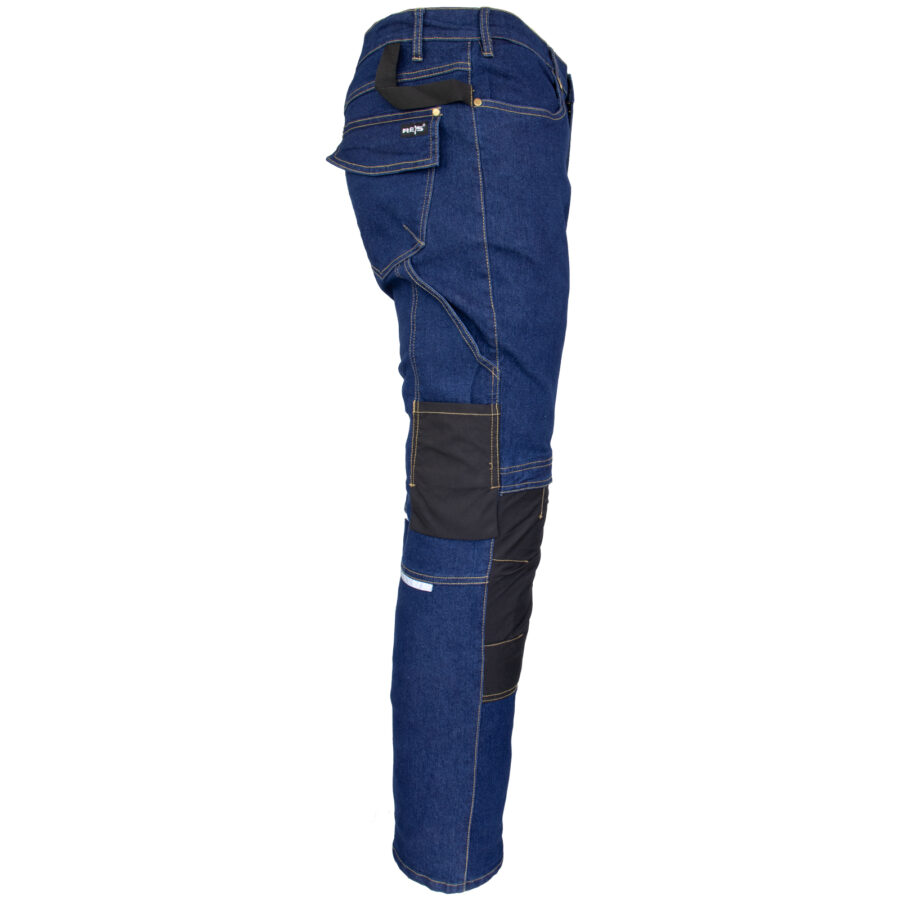 Pracovní džínové kalhoty strečové JEANS STRETCH BLUE