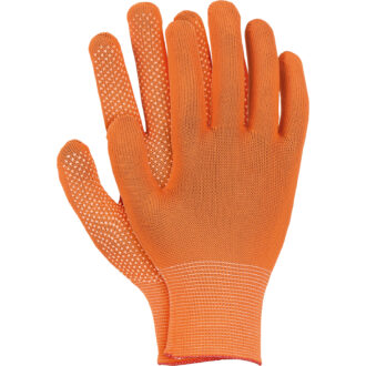 Pracovní rukavice s terčíky DOT SIMPLE orange