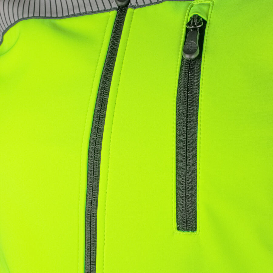 Pracovní softšelová bunda PIROL s reflexními prvky