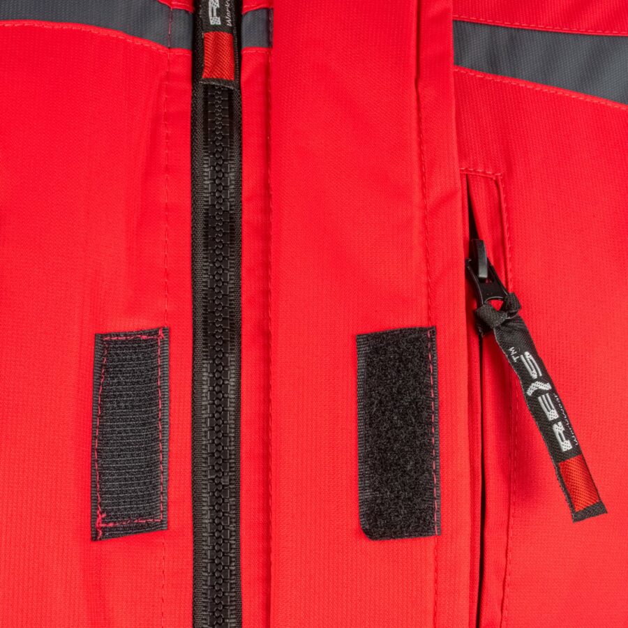 Zimní pracovní bunda s kapucí ZEALAND RED
