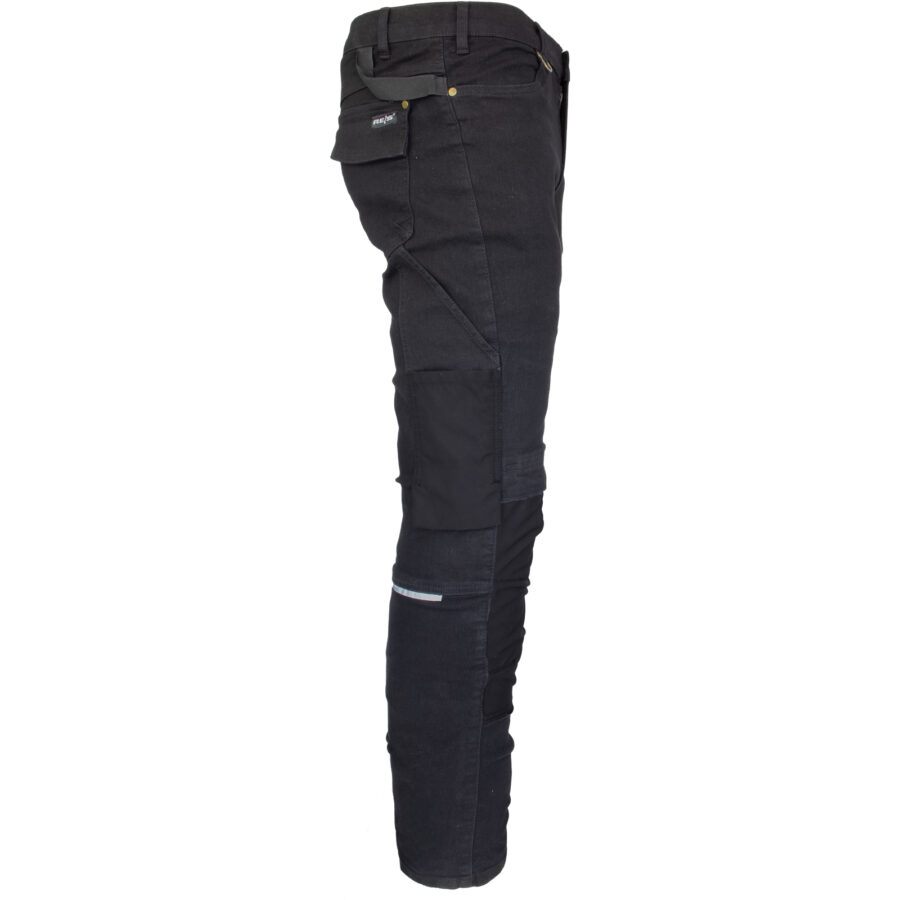 Pracovní džínové kalhoty strečové JEANS STRETCH BLACK