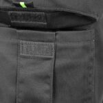 Reflexní kalhoty s elastanem MANNLAND HIVIS BLACK