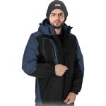 Zimní pracovní bunda s kapucí HOLM NAVY